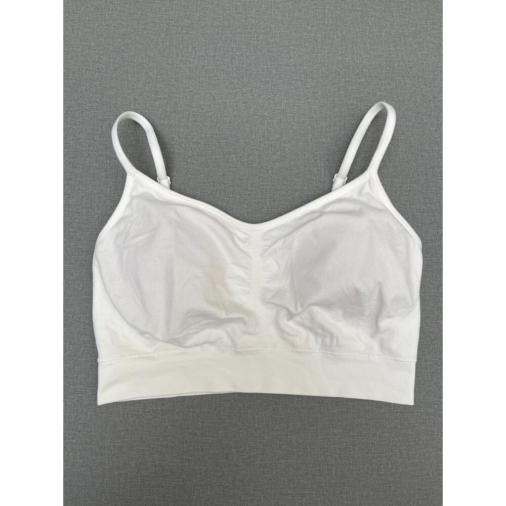 Jockey Girl's White sports bra foam inserted Ajustable bra size XL